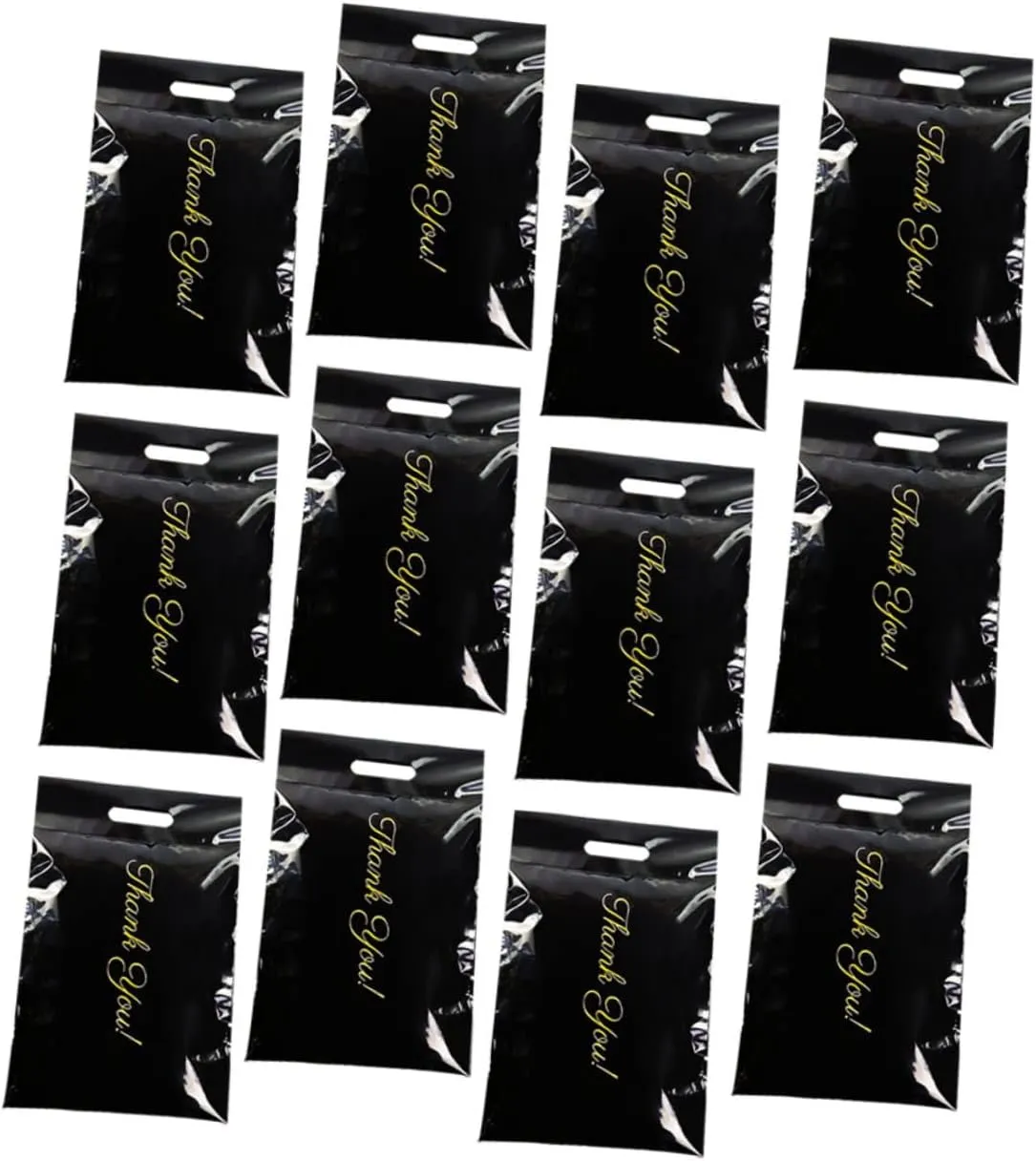100Pcs Self Adhesive Thank You Bags Courier Pouches Heavy Duty Packing Bags for Shipping and Tear Resistant Express Packaging