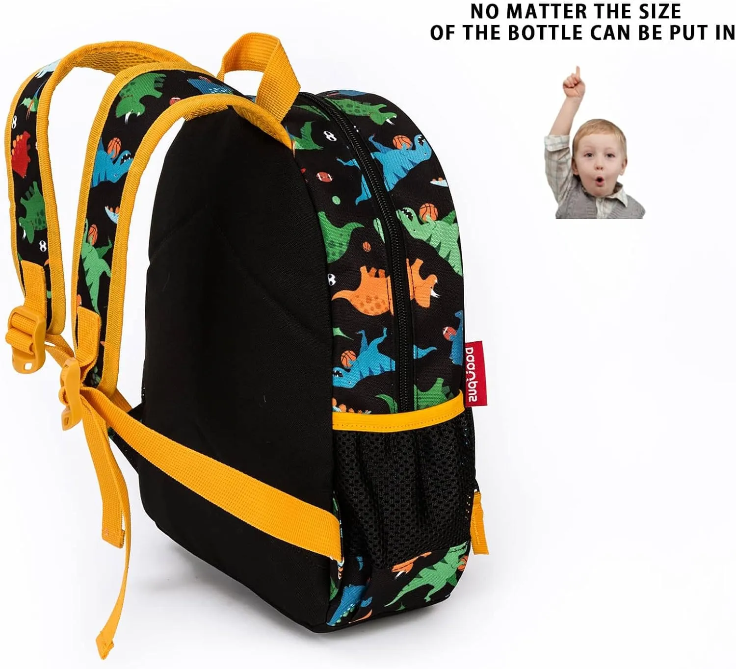 12-Inch Preschool Backpack for Girls, Kids Backpack for Boys & Girls, Perfect for Daycare and Preschool, Age 2-5 Years