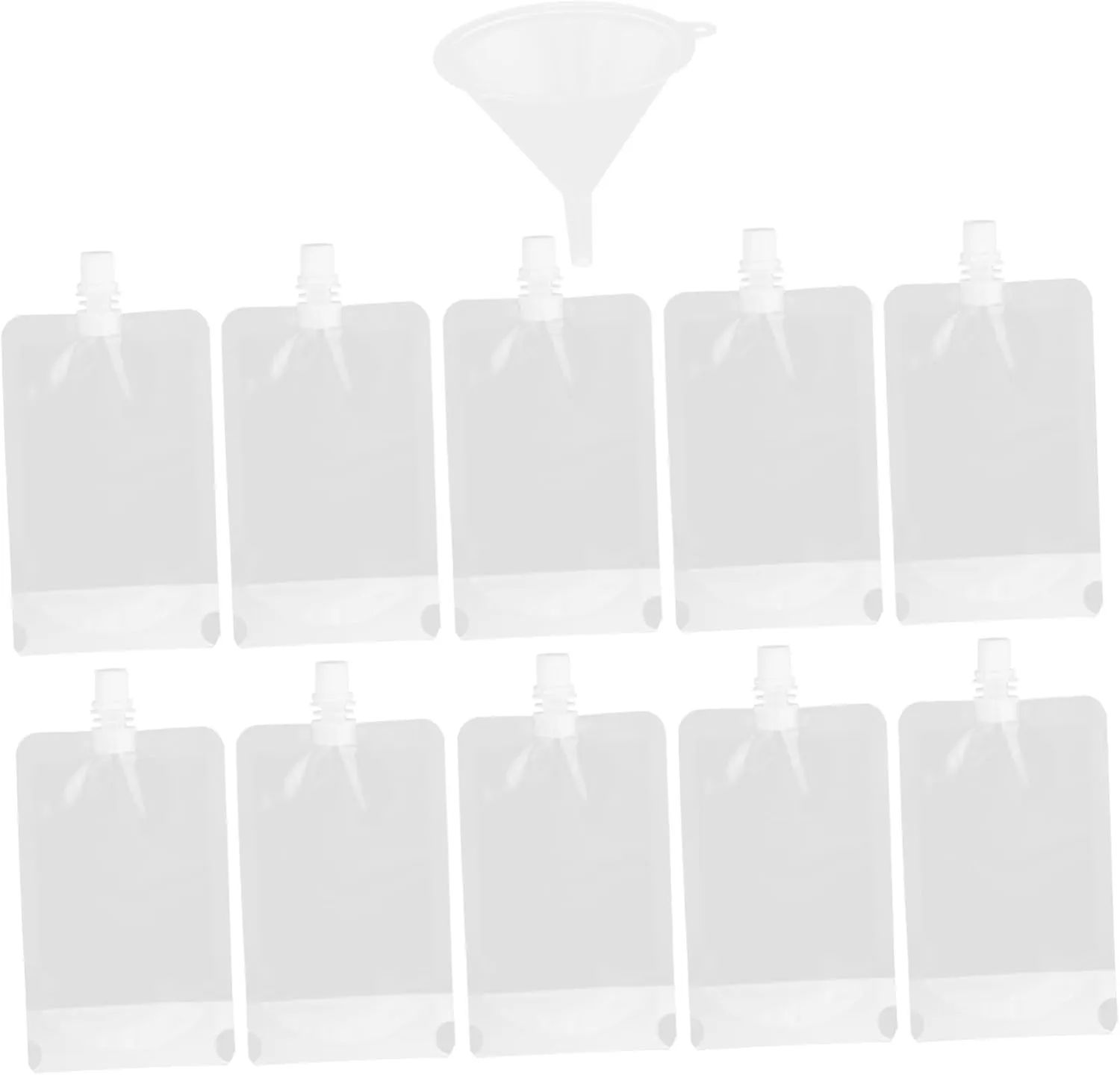 21 Pack Juice Drink Pouches Leakproof Liquor Pouches Reusable Juice Flask Portable Drink Bag for Travel