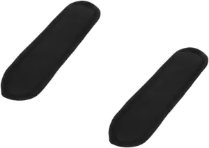 2pcs Thick Padded Shoulder Straps for Bags Comfortable Black Shoulder Strap Pad for Heavy Loads