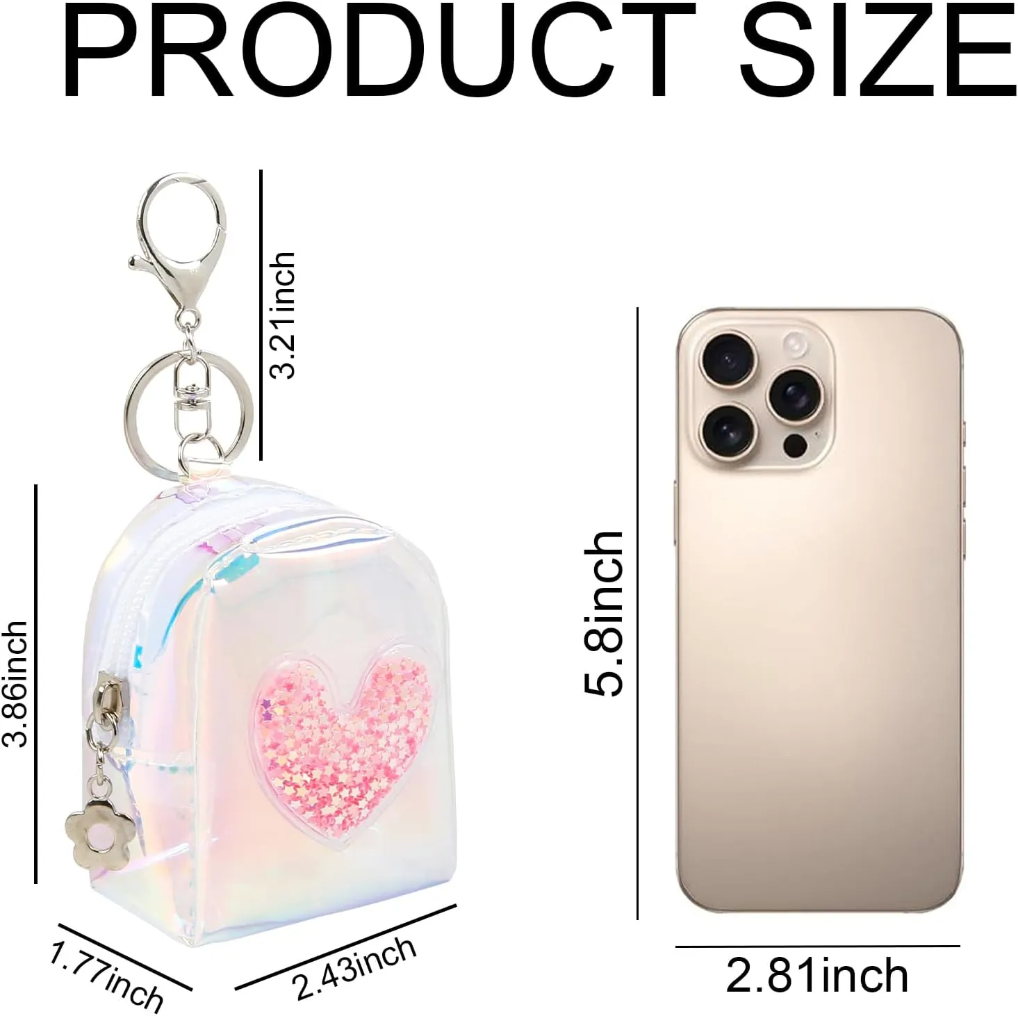 4Pcs Mini Backpack Keychain,Cute Cosmetic Bag for Women,PU Leather Makeup Bag Key Pocket Lipstick Bag Card Holder Data Cable Organizer Zipper Pouch (Multicolor A)