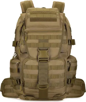 50L Military Tactical Backpack Hiking Waterproof Backpack Large Military Pack 3 Day Assault Pack Molle Bag Rucksack