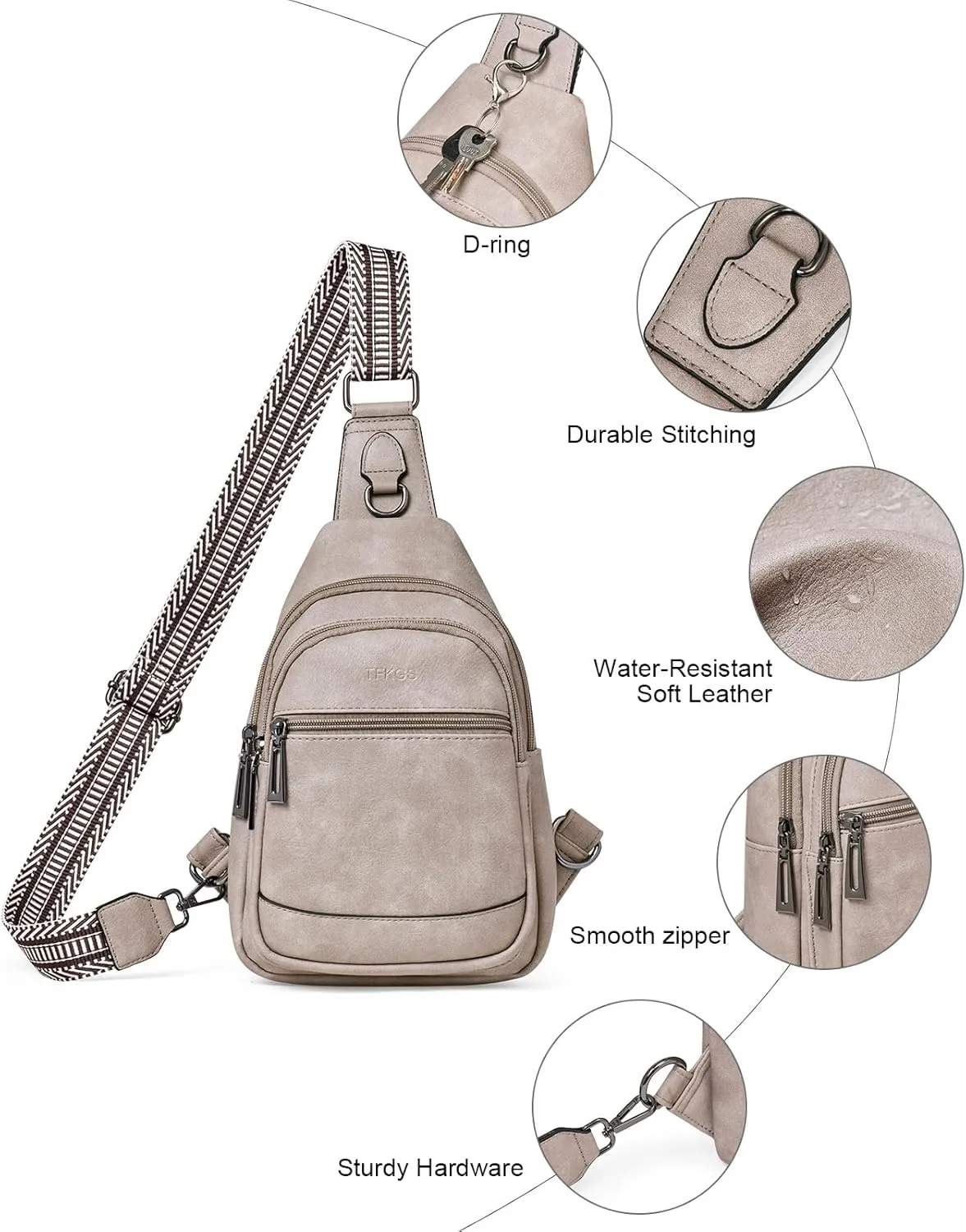 7L Sling Bag Crossbody Bags for Women Fanny Packs Purses Cross Body Bag for Woman Small backpack Travel Shoulder Bag handbags