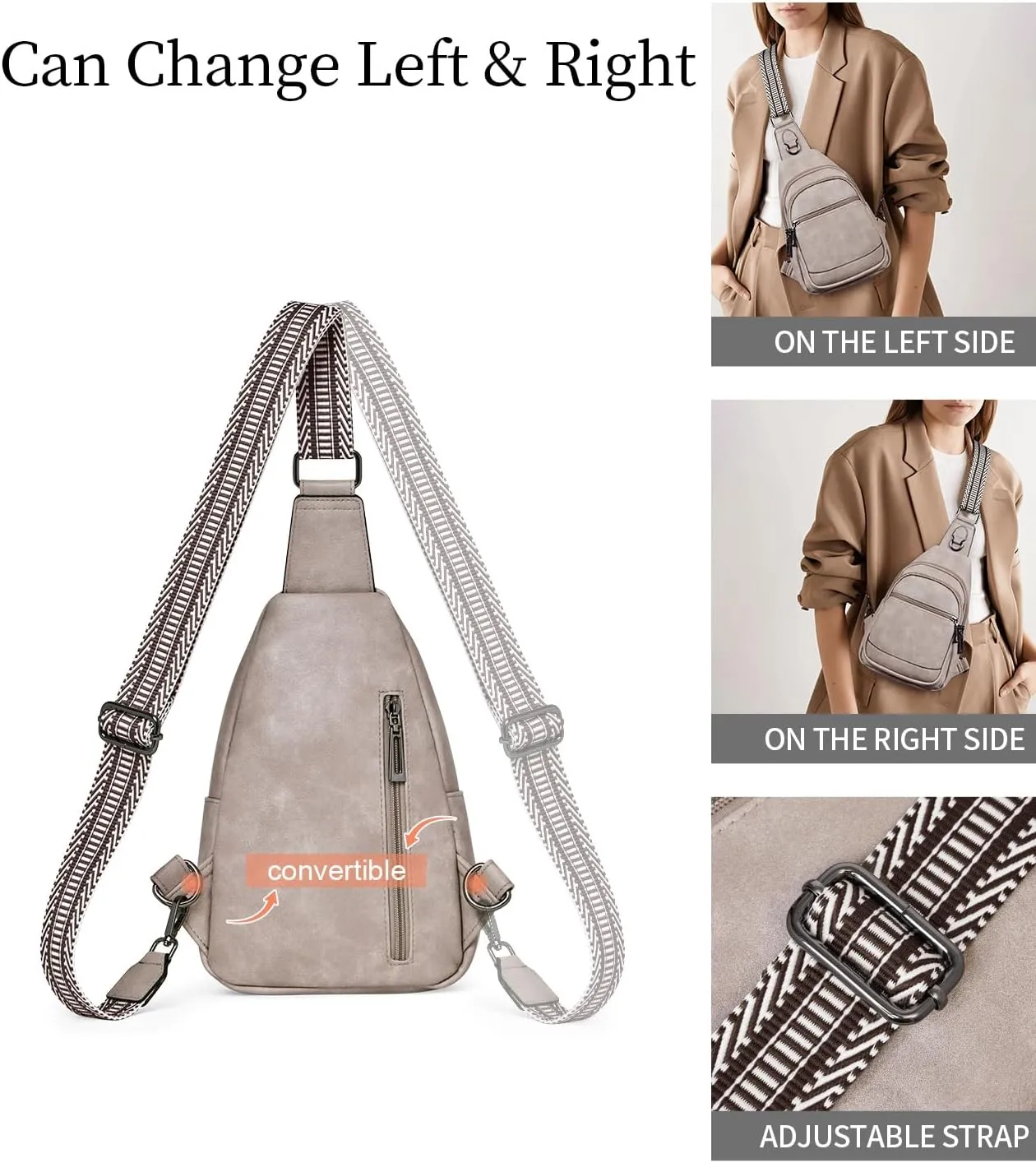 7L Sling Bag Crossbody Bags for Women Fanny Packs Purses Cross Body Bag for Woman Small backpack Travel Shoulder Bag handbags