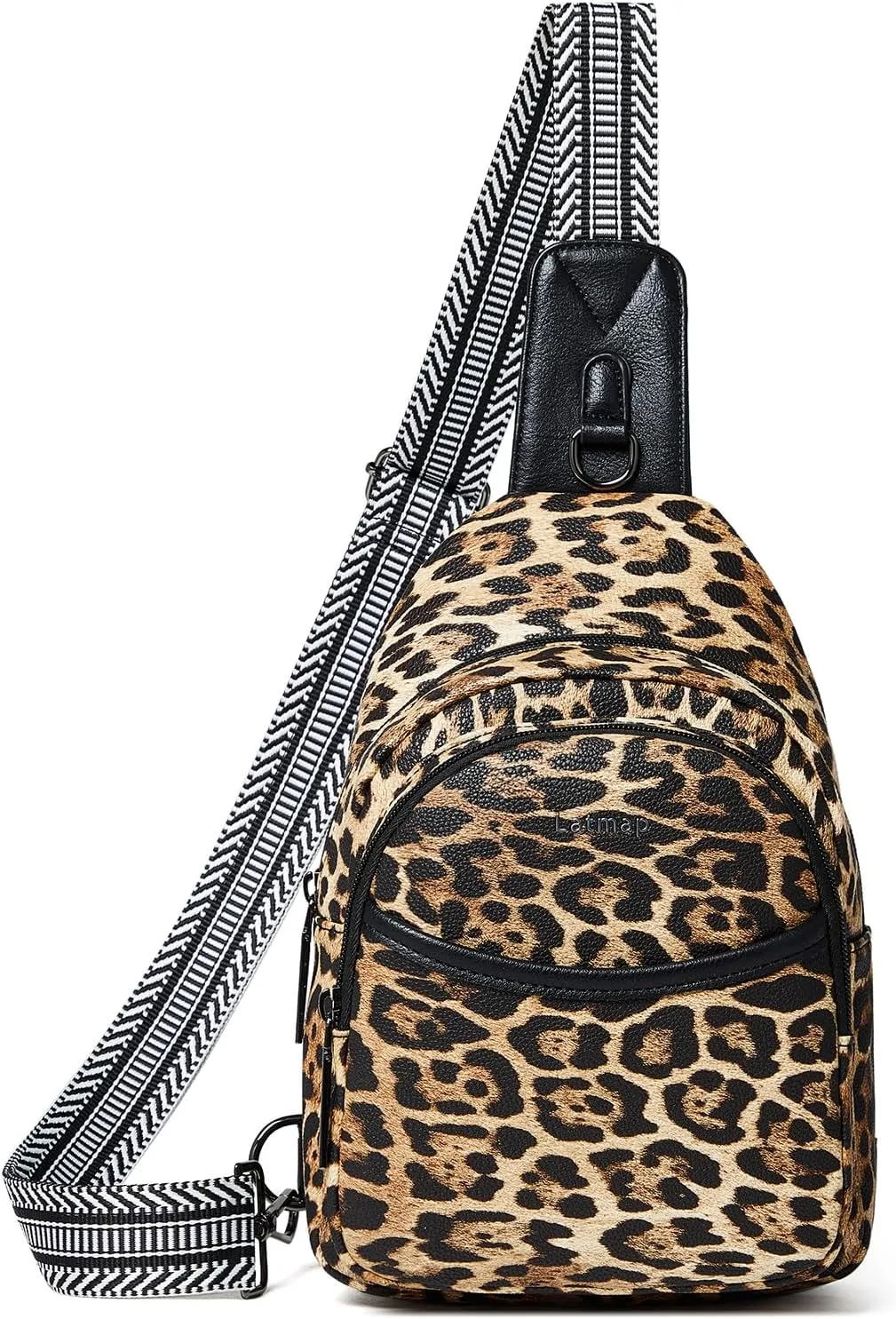 7L Sling Bag For Women Men Crossbody Shoulder Tote Blet Bags Backpack Fanny Pack Travel Purse Faux Leather