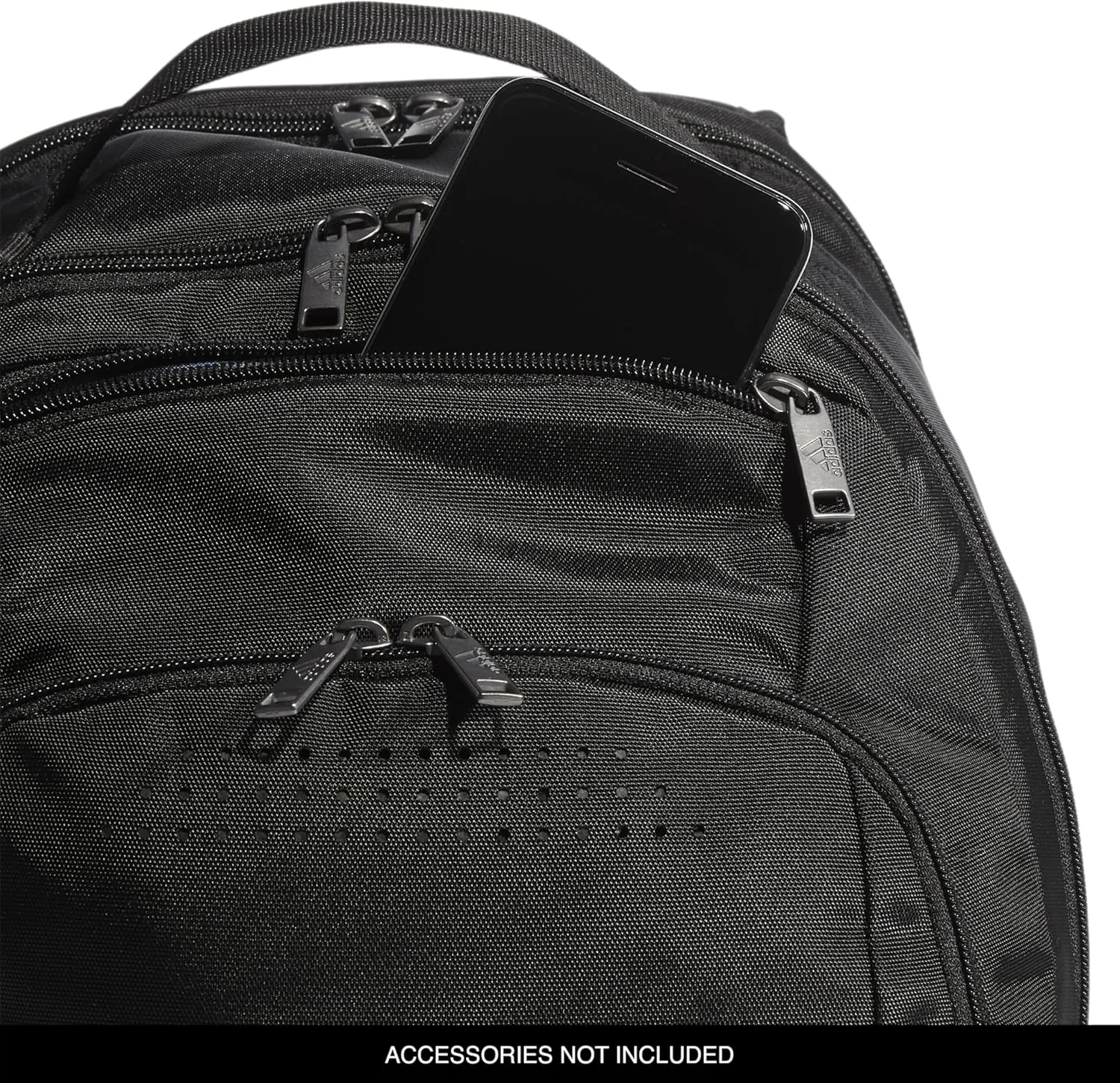 adidas Defender Sports, Soccer Bags and Basketball Backpacks for Holding Balls, Featuring Shoe Compartment, Black/Black, One Size