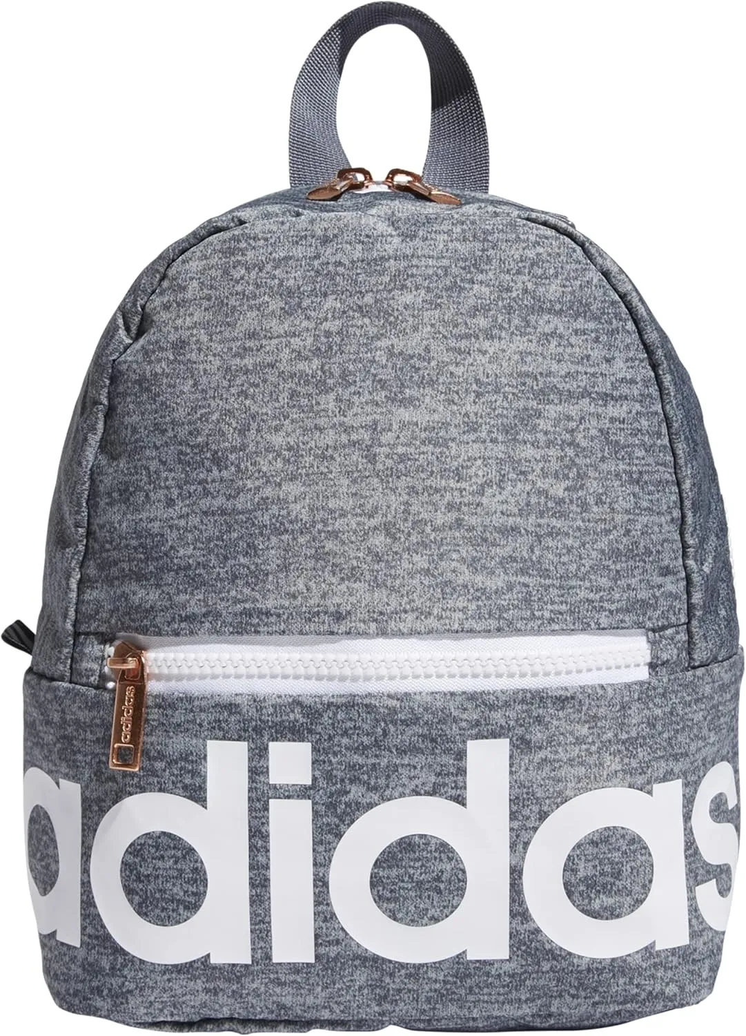 adidas Linear Mini Backpack Small Travel Bag Discontinued, Jersey Onix/White/Rose Gold, OSFA