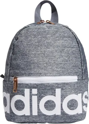 adidas Linear Mini Backpack Small Travel Bag Discontinued, Jersey Onix/White/Rose Gold, OSFA