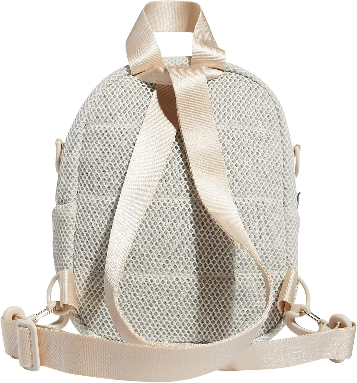 adidas Women's Airmesh Convertible Mini Backpack-Crossbody Bag, Alumina Beige, One Size