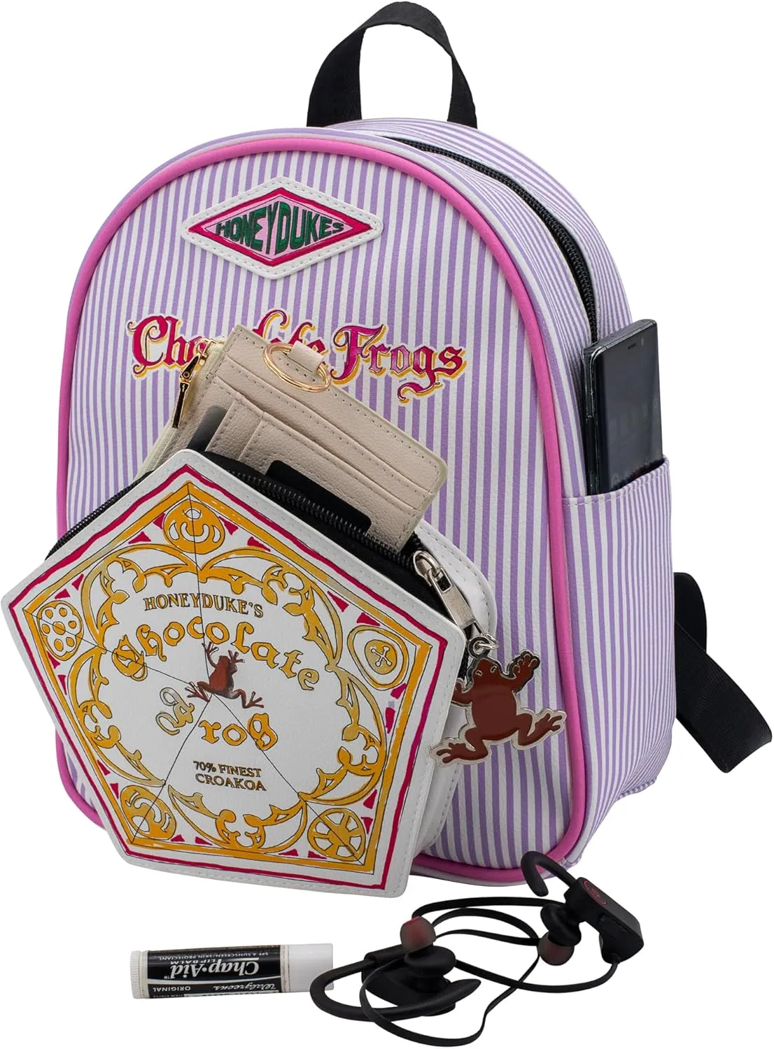 AI ACCESSORY INNOVATIONS Harry Potter Honey Dukes Cosplay PU Backpack Purse, Wizarding World Shoulder Bag, 10.5 Inch, Faux Leather