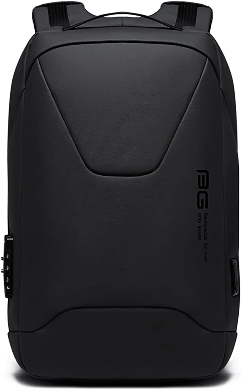 Anti-Theft Backpack Business Daypacks fits 15.6 Inch Laptop Travel Large Backpack with USB Charging Port Waterproof Computer Bag Bookbag for Women Men Notebook Black