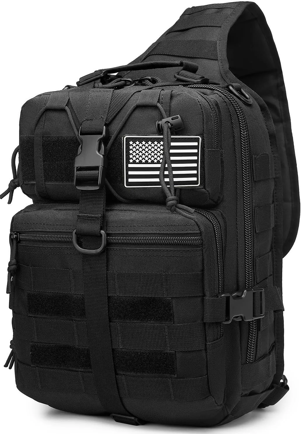 ATBP Tactical Sling Backpack Bag Military Shoulder Bag Pack for Men Molle Crossbody Bag 15L