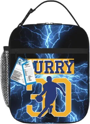 Basketball Insulated Lunch Bag For Women Men Insulated Lunch Box For Reusable Lunch Tote Portable Bag For Work, Picnic Or Travel