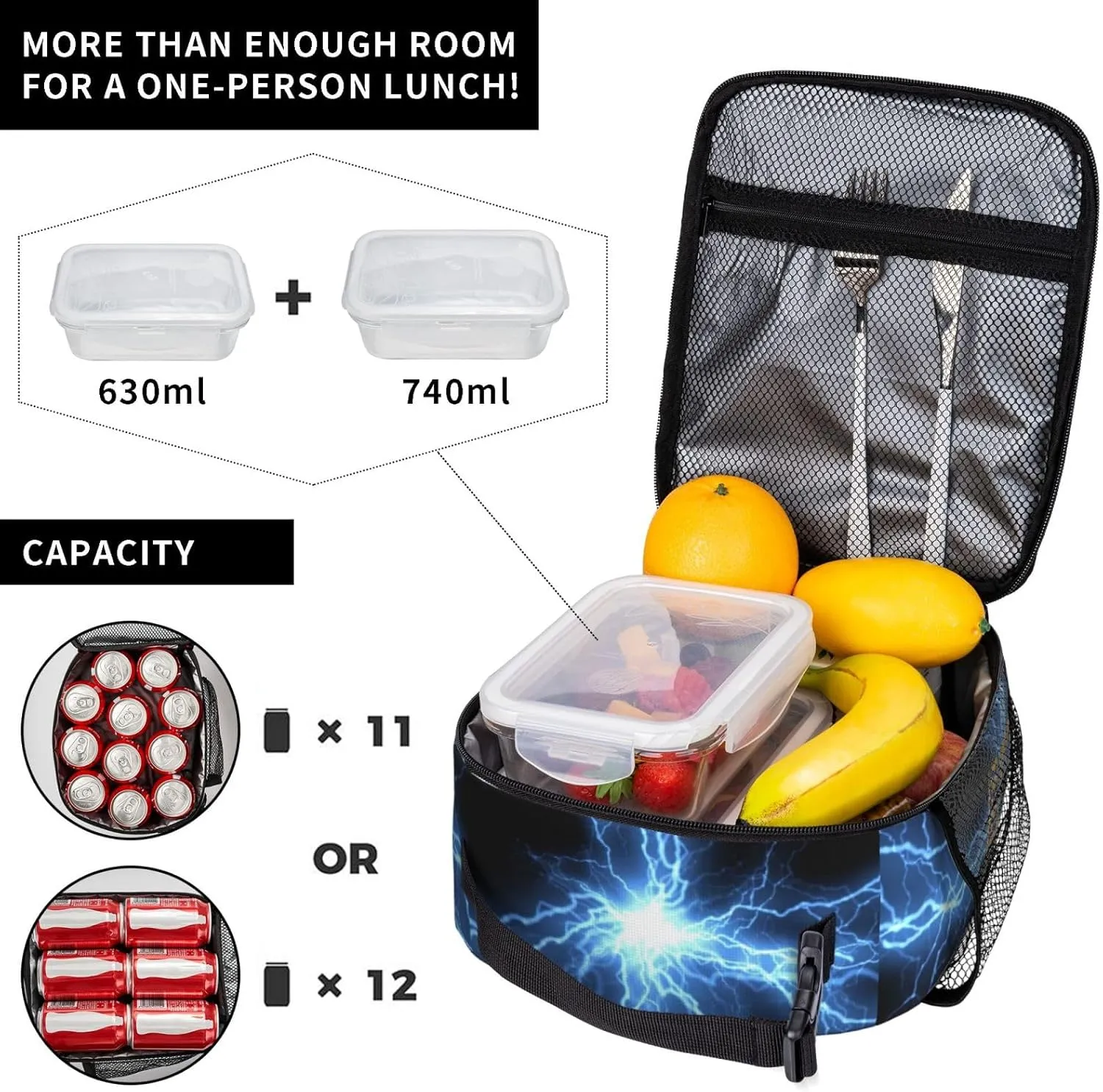 Basketball Insulated Lunch Bag For Women Men Insulated Lunch Box For Reusable Lunch Tote Portable Bag For Work, Picnic Or Travel