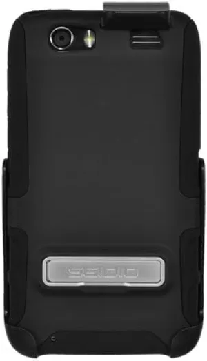BD2-HK3MTAT3K-BK DILEX Case with Metal Kickstand and Holster Combo for use with Motorola Atrix HD - Black