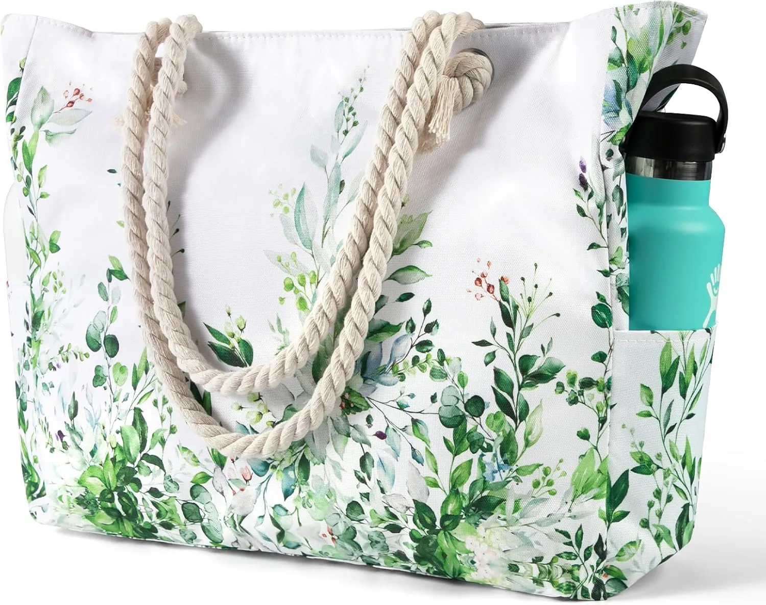 Beach Bags for Women - Large Beach Tote Bag, Women Sandproof Pool Bag for Pool Gym Grocery Travel
