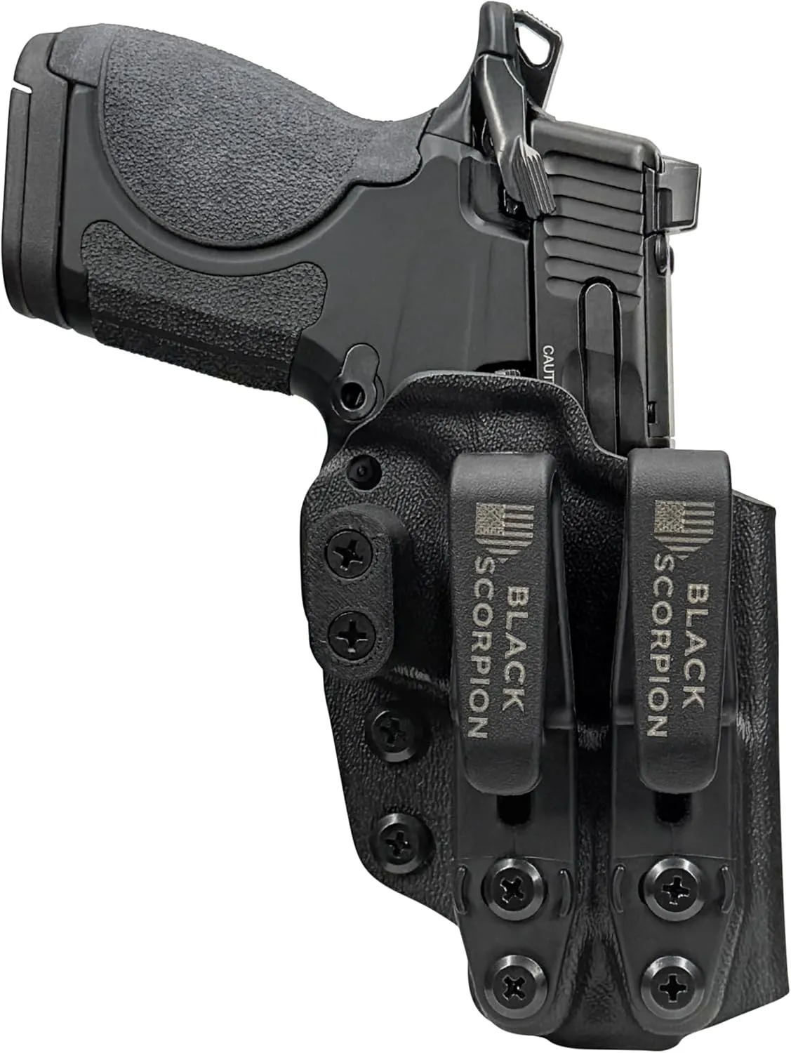 Black Scorpion Outdoor Gear AIWB Dual Clip X Holster fits SW CSX E-Series 3.6''