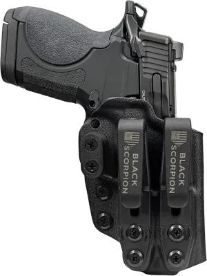 Black Scorpion Outdoor Gear AIWB Dual Clip X Holster fits SW CSX E-Series 3.6''