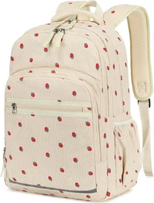 Bluboon Backpack for Women 15.6 Inch Laptop Bookbag College School Bag with USB Port