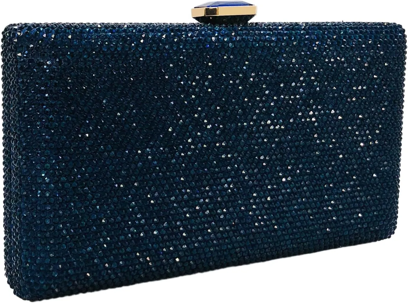 Boutique De FGG Crystal Evening Bags for Women Formal Party Box Clutch Wedding Rhinestone Handbags Bridal Clutch Purse,Mini
