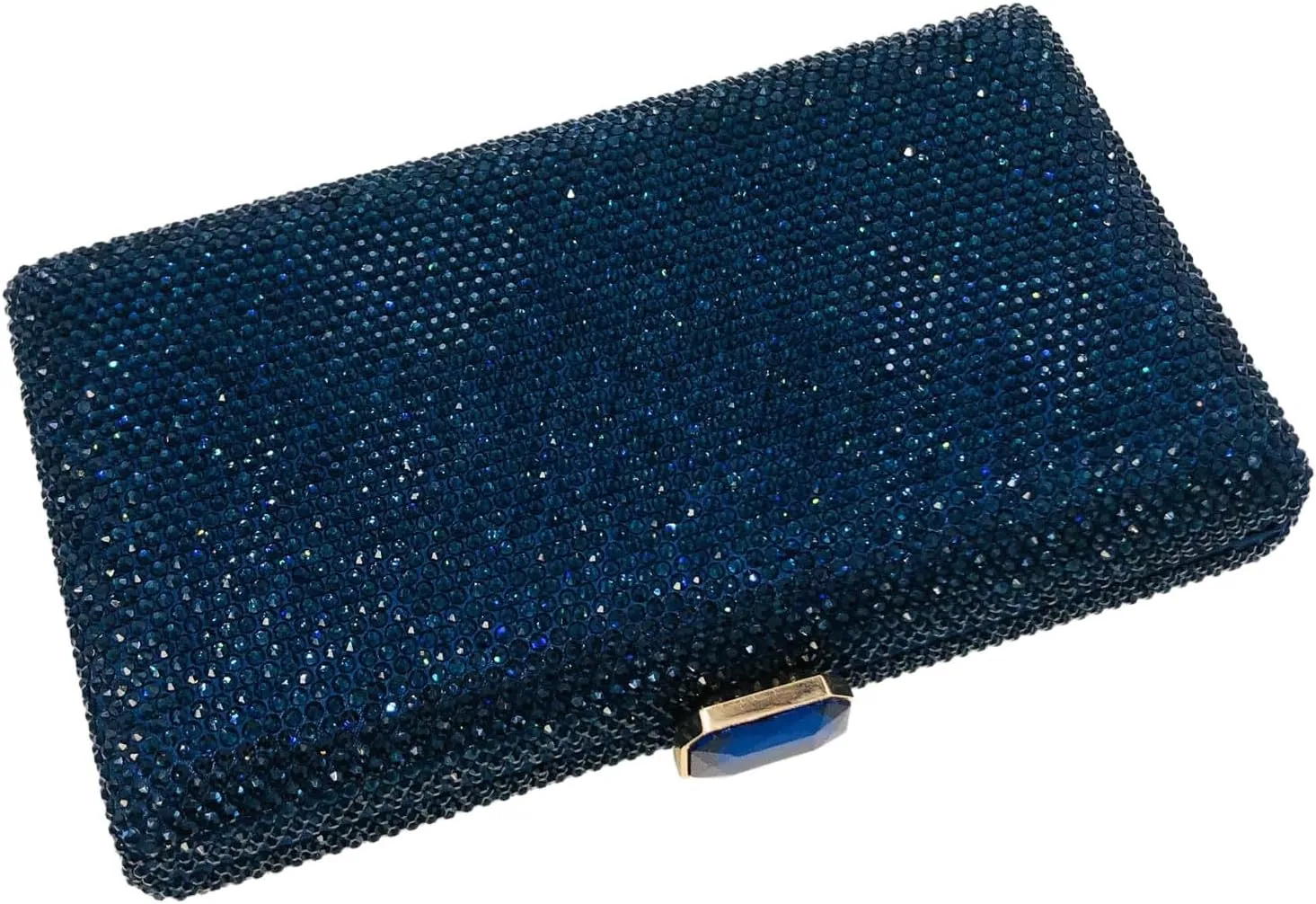 Boutique De FGG Crystal Evening Bags for Women Formal Party Box Clutch Wedding Rhinestone Handbags Bridal Clutch Purse,Mini