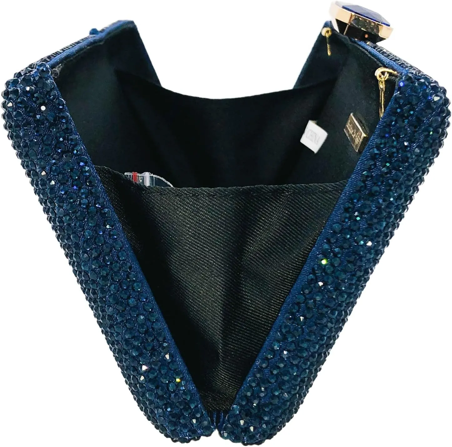 Boutique De FGG Crystal Evening Bags for Women Formal Party Box Clutch Wedding Rhinestone Handbags Bridal Clutch Purse,Mini