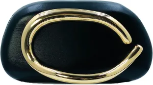 Boutique De FGG PU Leather Metal Clutches Women Formal Clutch Evening Bag Party Chain Shoulder Handbag Crossbody Purse,Mini