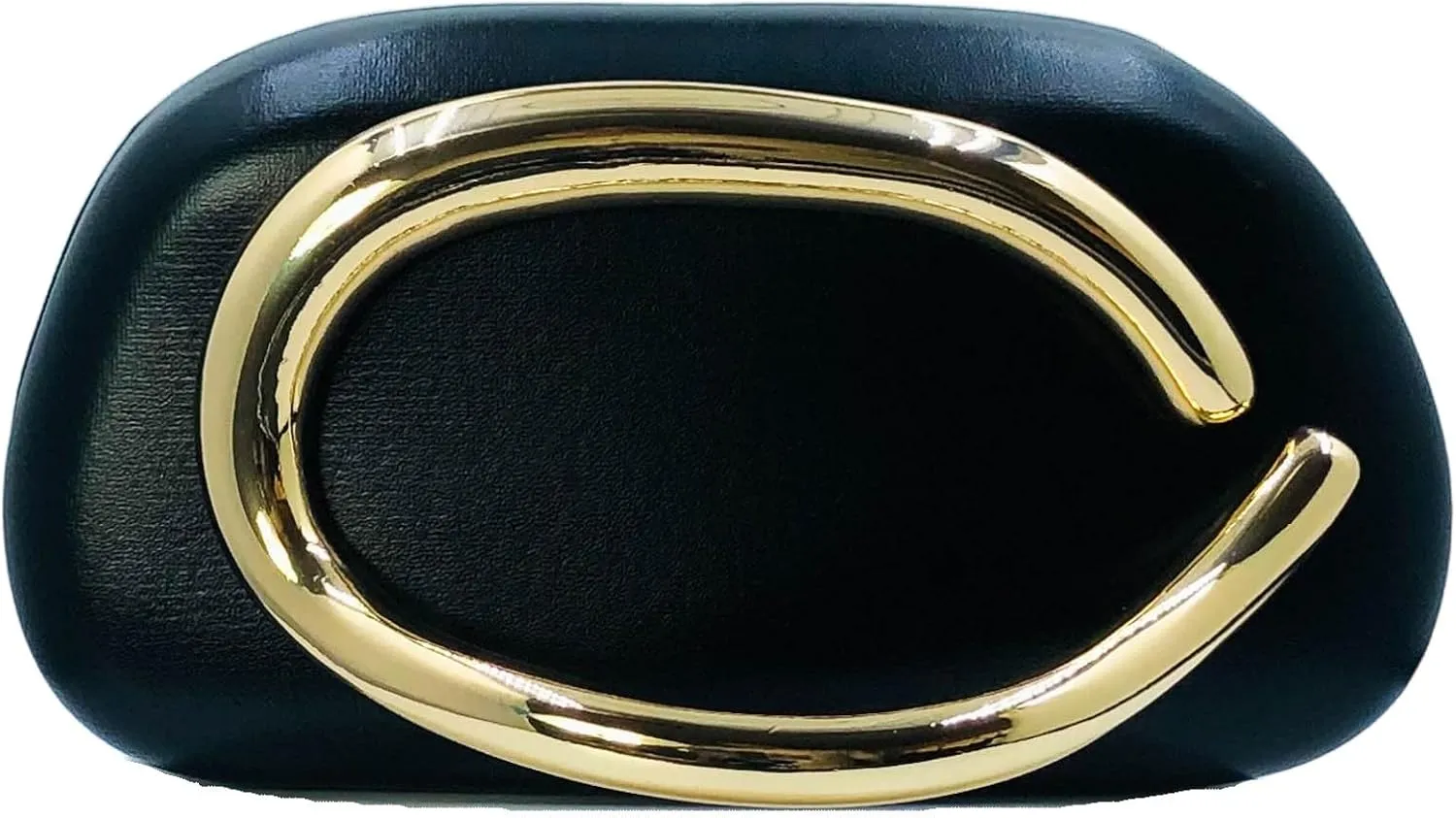 Boutique De FGG PU Leather Metal Clutches Women Formal Clutch Evening Bag Party Chain Shoulder Handbag Crossbody Purse,Mini