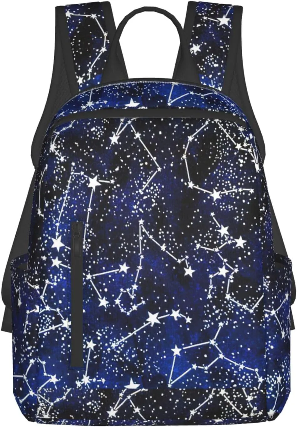BREAUX Glow in The Dark print Lightweight Backpack for Travel Casual Shoulder Bag Laptop Backpack Fit for Leisure Day