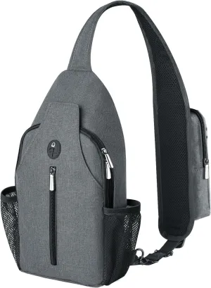 BROADREAM Sling Backpack Anti Theft and RFID Blocking Crossbody Shoulder Travel Bag Waterproof Sling Bags for Women Men 2024 New Hiking Chest Bag