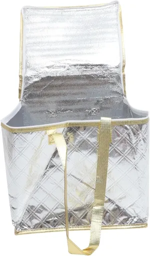 Cabilock Cake Insulation Picnic Bread Snack Holder Bin Groceries Mini Portable Cooler Cartoon Design Fridge Tote Duffle Lid Lunchbox Airtight Garbage Grocery Food Item Aluminum
