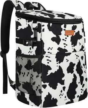 Camping Cooler Backpack 30 Cans, Soft Backpack Coolers Insulated Leak Proof Travel Cooler Bag Waterproof Lunch Picnic Beach Work Trip Thermal Bag Drink Beverage Beer Bag Cooler