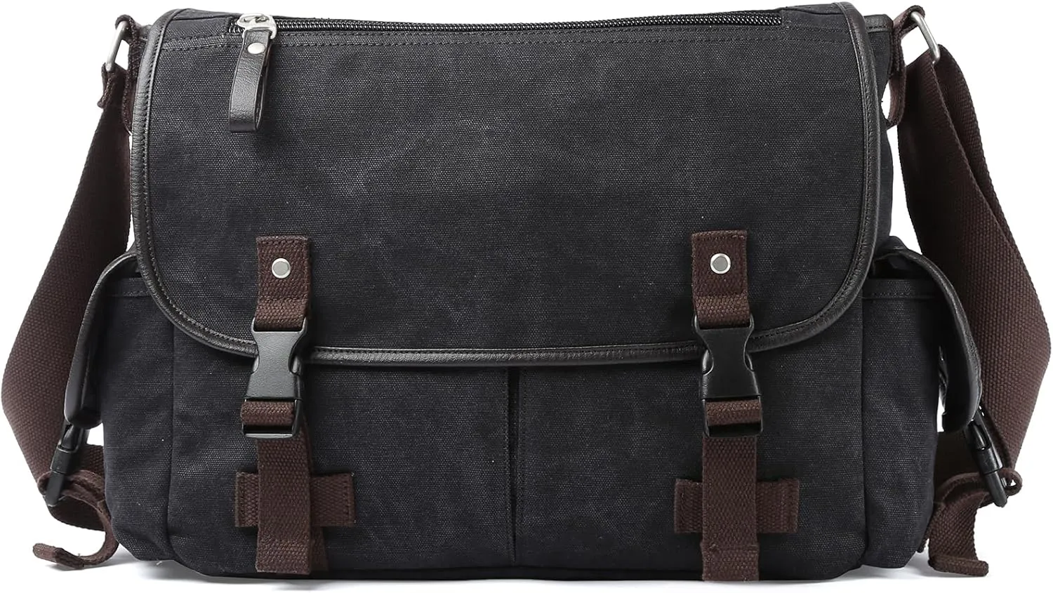 Canvas Messenger Bag, Vintage Crossbody Bags for Men Women