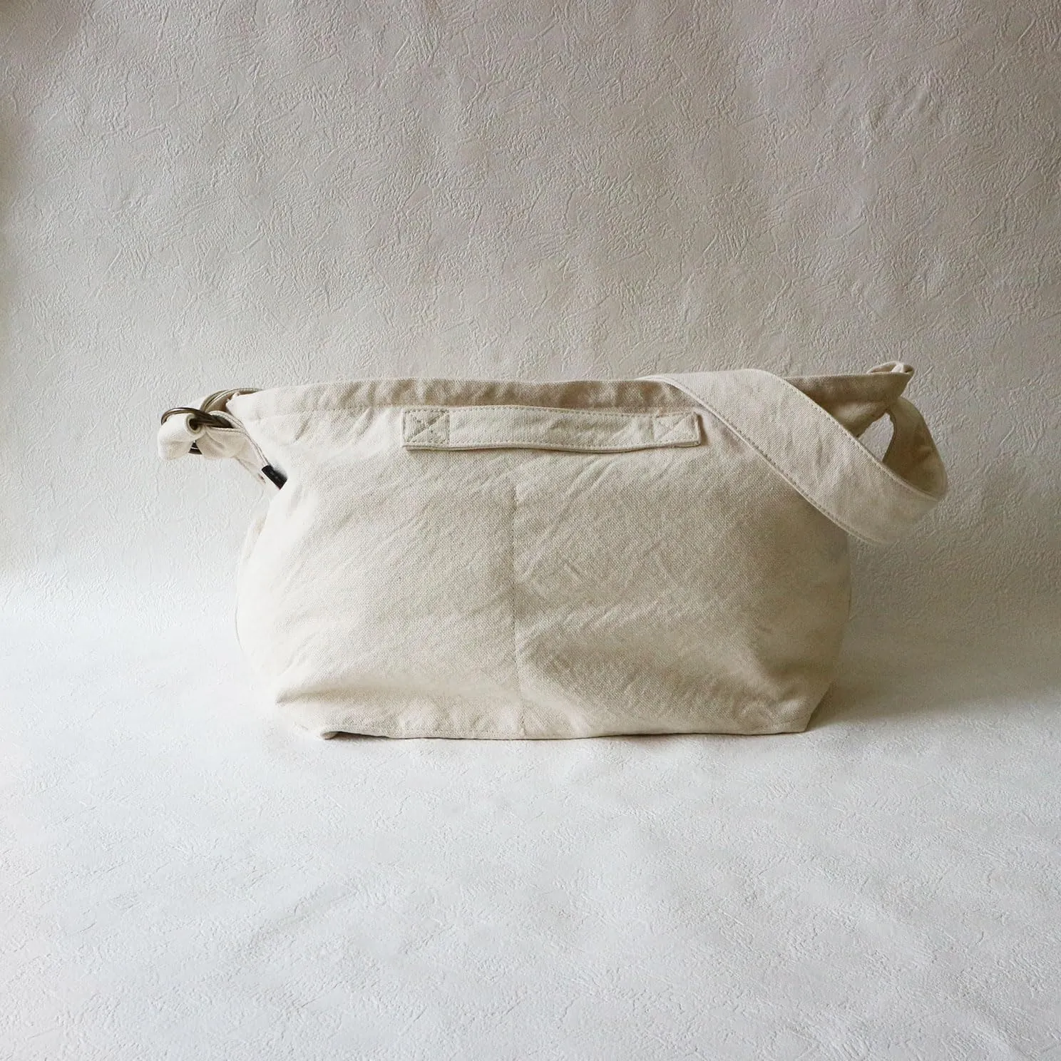 Canvas News Paper Bag Messenger Bag Cotton100% japan Washable Sholder Hand Bag Large capacity Adjustable (VC-6)