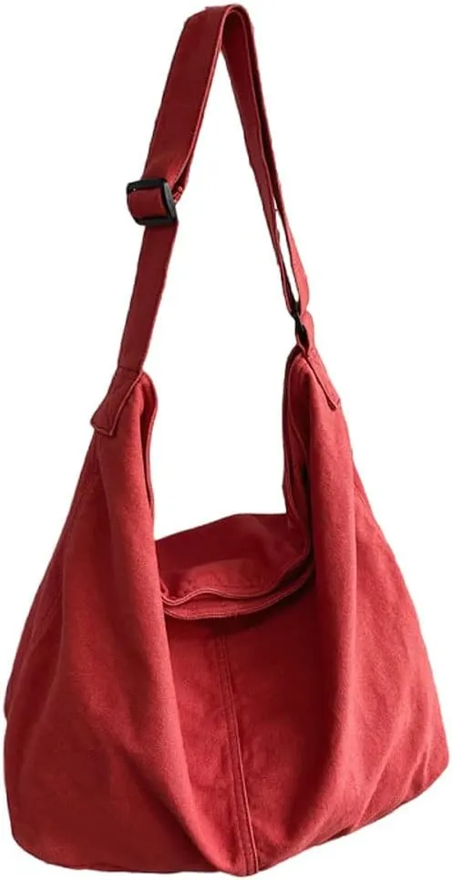 Canvas Shoulder Bag Female Shopper Large Capacity Messenger Handbag Designer
