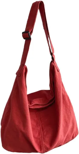 Canvas Shoulder Bag Female Shopper Large Capacity Messenger Handbag Designer