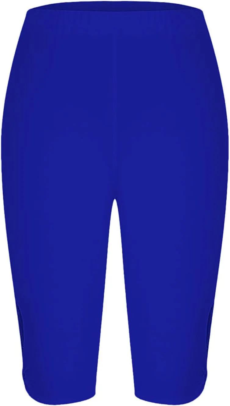 Capri Leggings for Women 2025 Tummy Control Knee Length Legging Summer Cropped Pants Casual Solid Comfy Yoga Pants