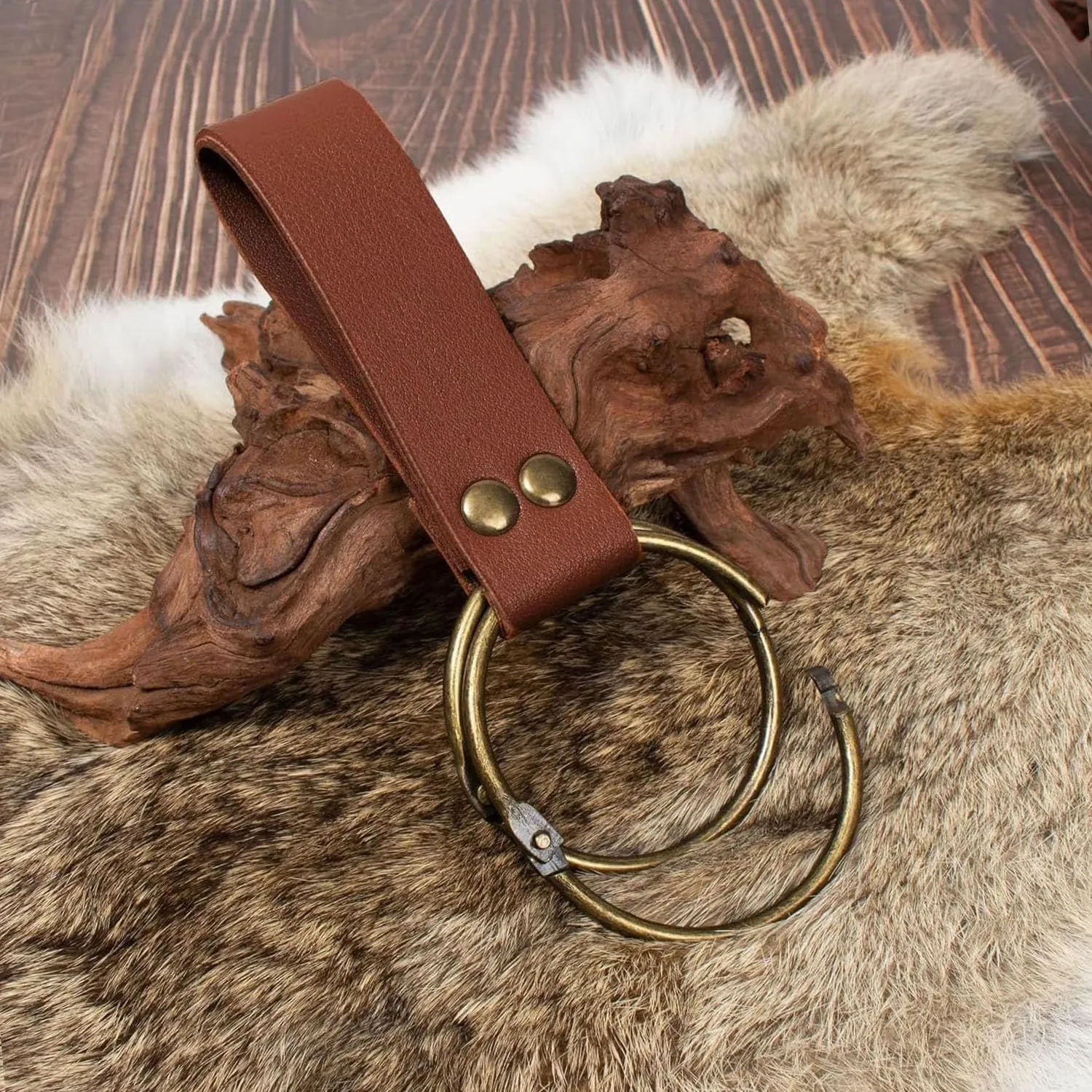 Cellphone Holder Retro Belt Pouch Waist Bag Fanny Pack Steampunk Medieval Renaissance Purse Halloween Costume Accessory (3Bottle-Brown)