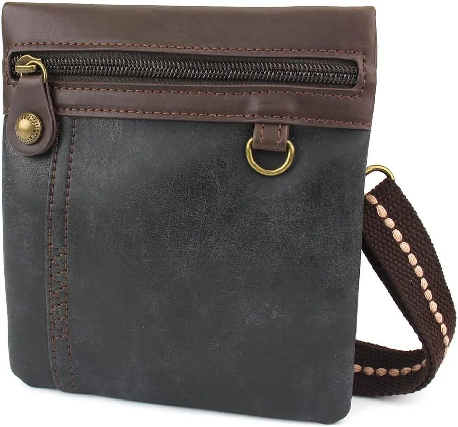 CHALA GEMINI Crossbody Canvas Gift Messenger Bag Black