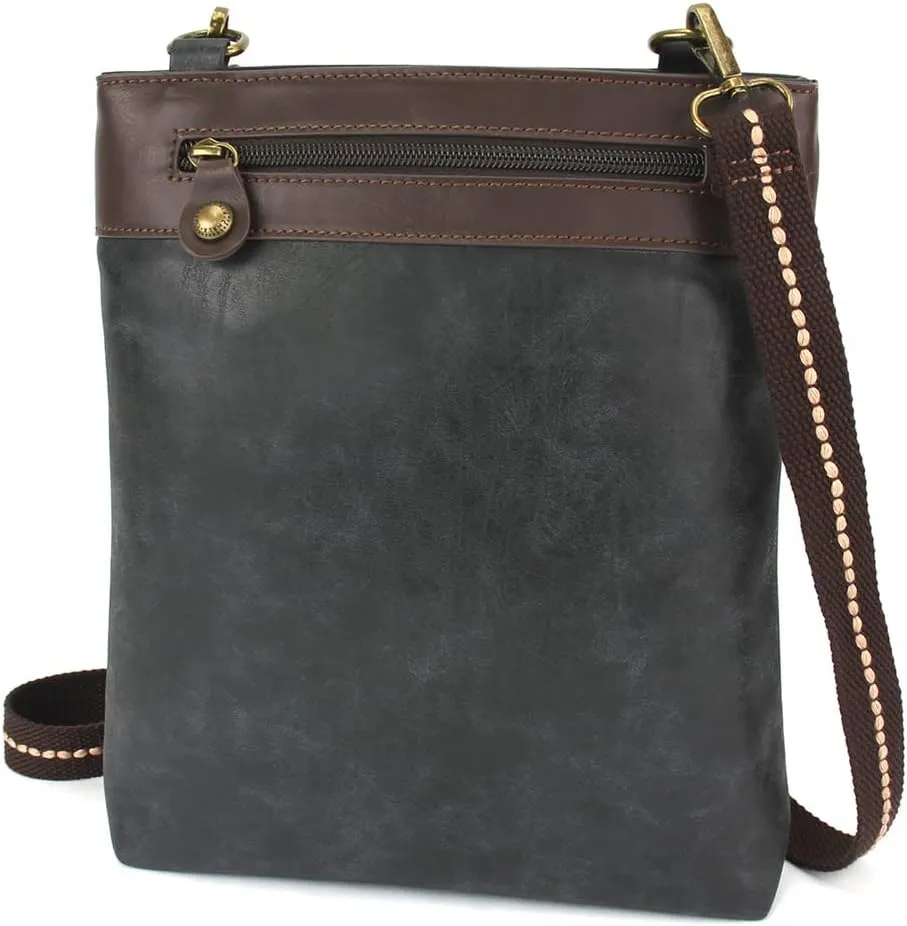 CHALA GEMINI Crossbody Canvas Gift Messenger Bag Black