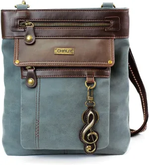 CHALA GEMINI Crossbody Canvas Gift Messenger Bag Indigo