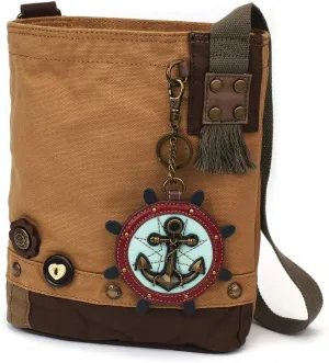 Chala Patch Cross-Body Women Handbag Canvas Messenger Bag
