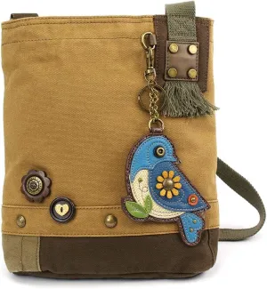 Chala Patch Cross-Body Women Handbag Canvas Messenger Bag