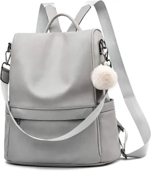 CHERUTY Women Backpack Purse PU Leather Anti-theft Casual Shoulder Bag Fashion Ladies Satchel Bags