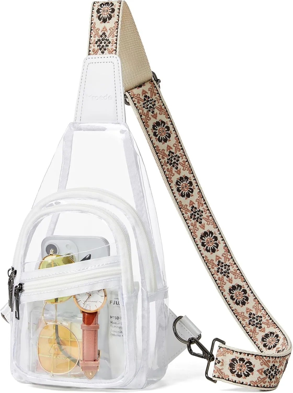 Clear Bag for Stadium Events Approved Clear Purses for Women Crossbody Transparent Bag Stadium Bags for Concert Sport