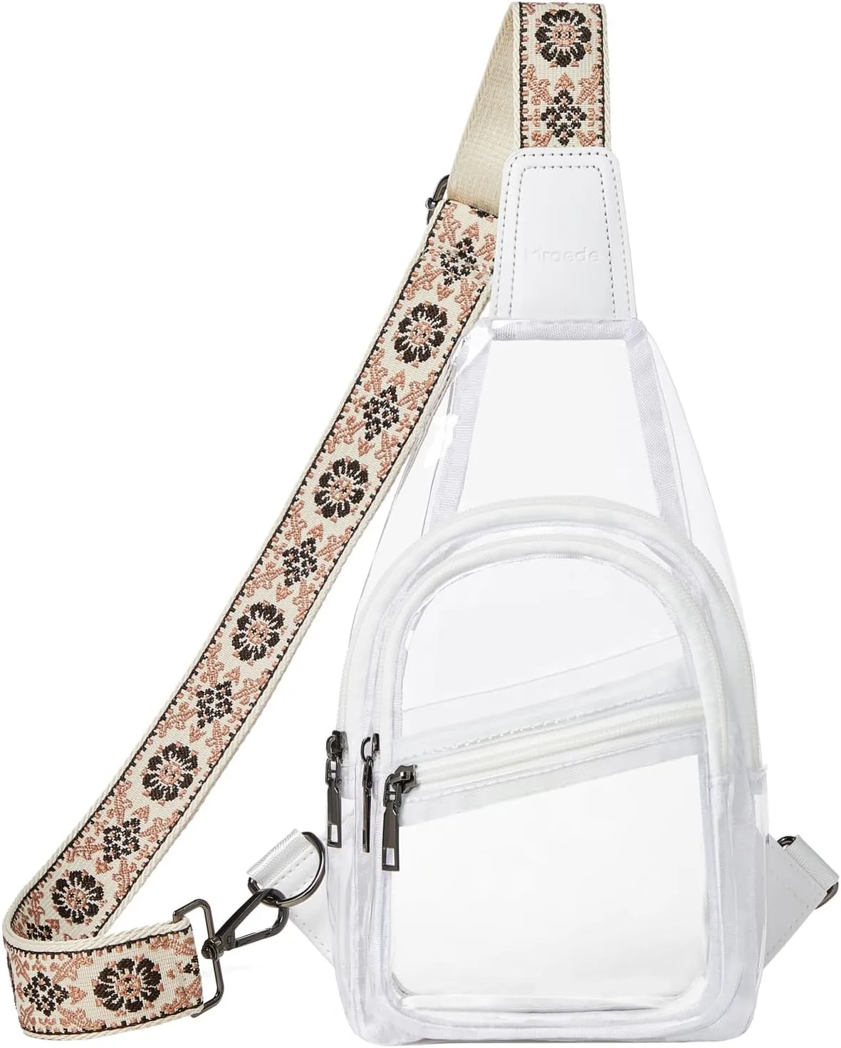 Clear Bag for Stadium Events Approved Clear Purses for Women Crossbody Transparent Bag Stadium Bags for Concert Sport
