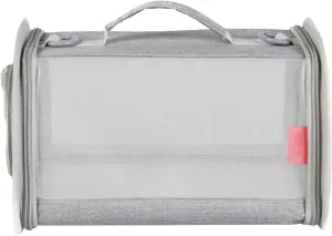Clear Designed Pet Bag with Widening Handle& Mesh Window Small Pet Universal Travel Camping Bag Package Bag Bird Travel Bag Large Bird Backpack Travel Cockatooes Bag Cage Small