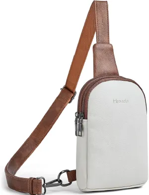 Crossbody Bags for Women Men Sling Bag 5 Pockets Fanny Pack Sling Backpack Chest Daypack Travel Purse Anti Theft