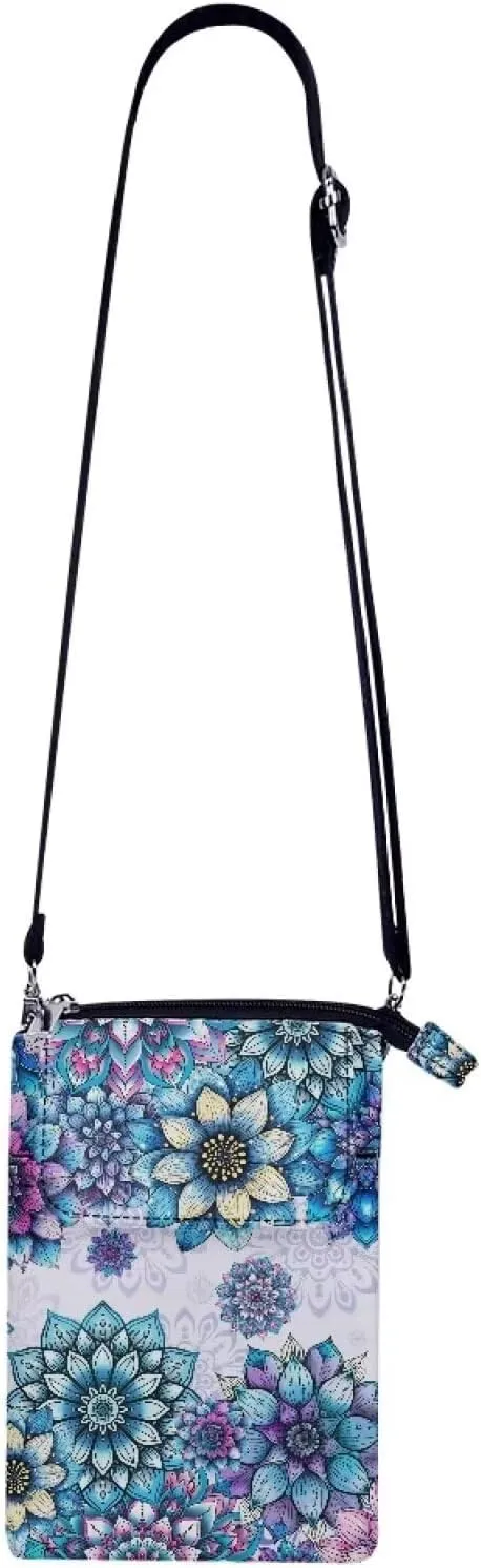 Crossbody Messenger Bag for Women Small Diagonal Bag Canvas Shoulder Bag Wallet Purse