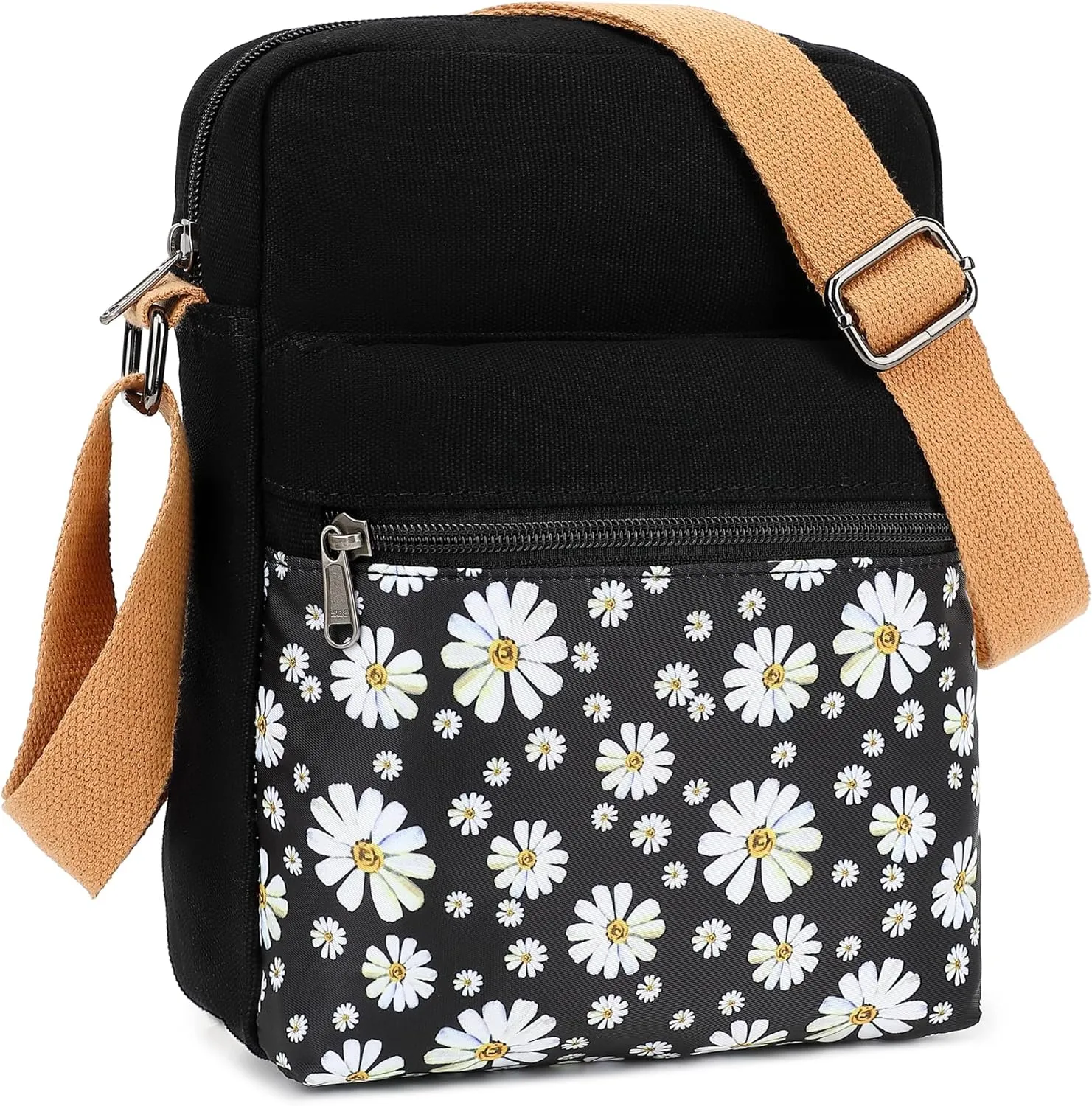Cute Crossbody Bag and Purse Casual Canvas Shoulder Bag for Women
